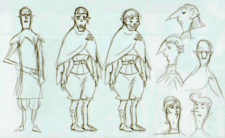 Concept art de Latruche (Artwork - Habitants de Célesbourg - Skyward Sword)