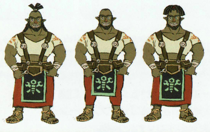 Concept art de Dorco (Artwork - Habitants de Célesbourg - Skyward Sword)