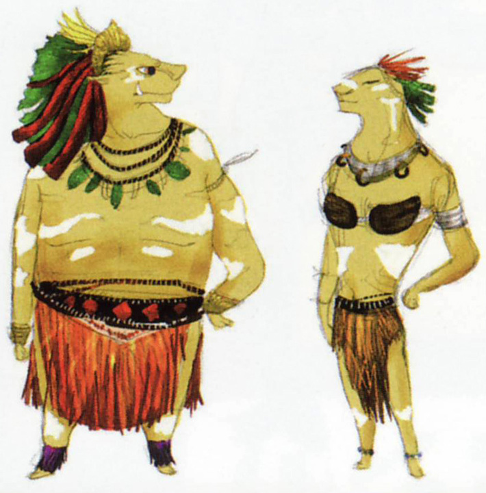 Concept art non utilisé de Tikwis (Artwork - Peuple d'Hyrule - Skyward Sword)