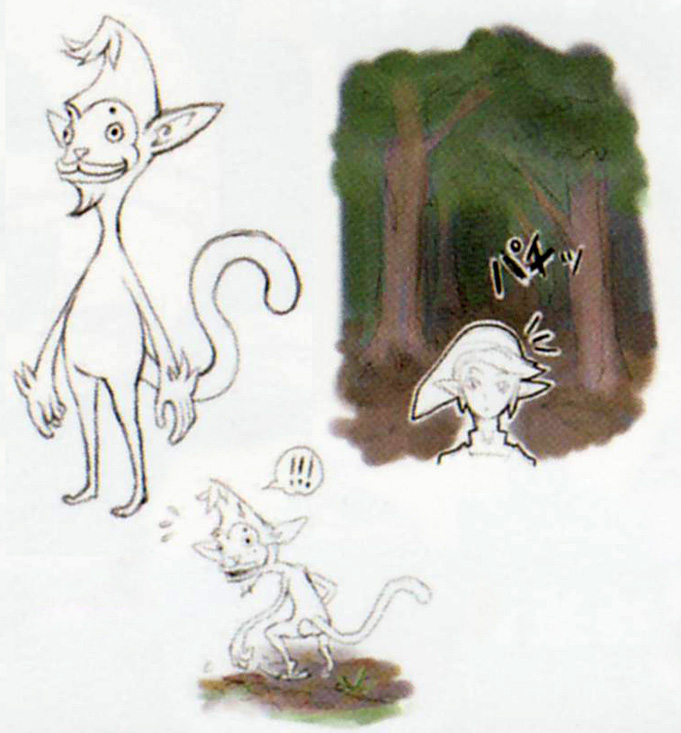 Concept art non utilisé de Tikwis (Artwork - Peuple d'Hyrule - Skyward Sword)