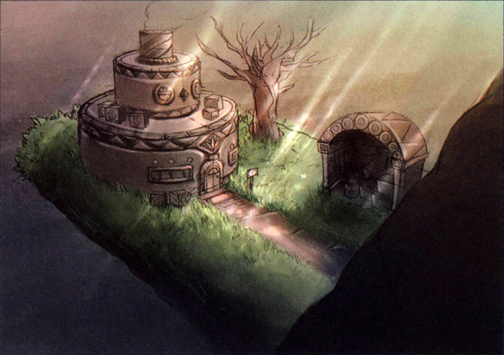 Maison du Capitaine (Artwork - Concept Arts d'Hyrule - Skyward Sword)
