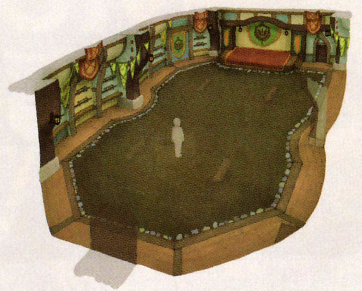 École de Chevalerie (Artwork - Concept Arts du Ciel et de Célesbourg - Skyward Sword)