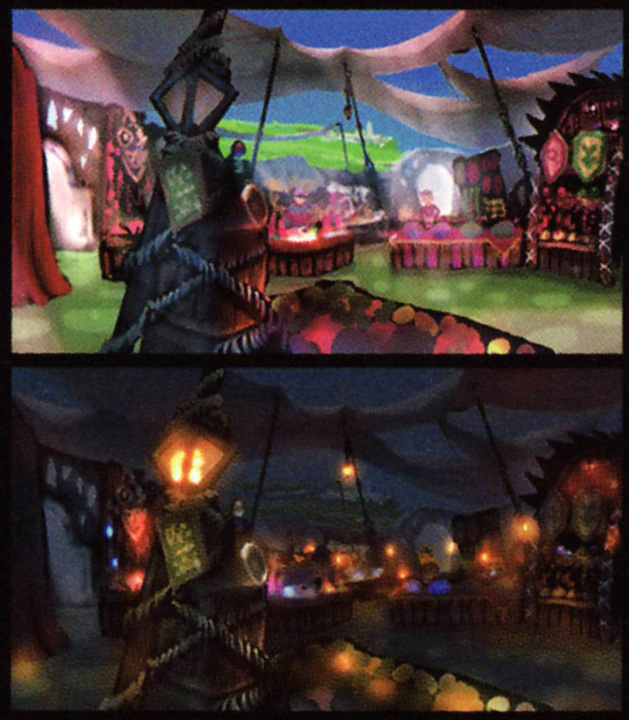 Marché couvert (Artwork - Concept Arts du Ciel et de Célesbourg - Skyward Sword)