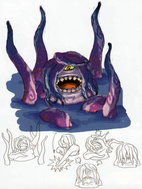 Daidagos (Artwork - Mini-boss et boss - Skyward Sword)