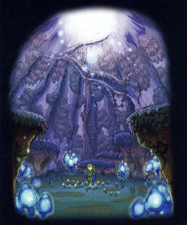 La forêt de Firone (Artwork - Concept Arts d'Hyrule - Skyward Sword)