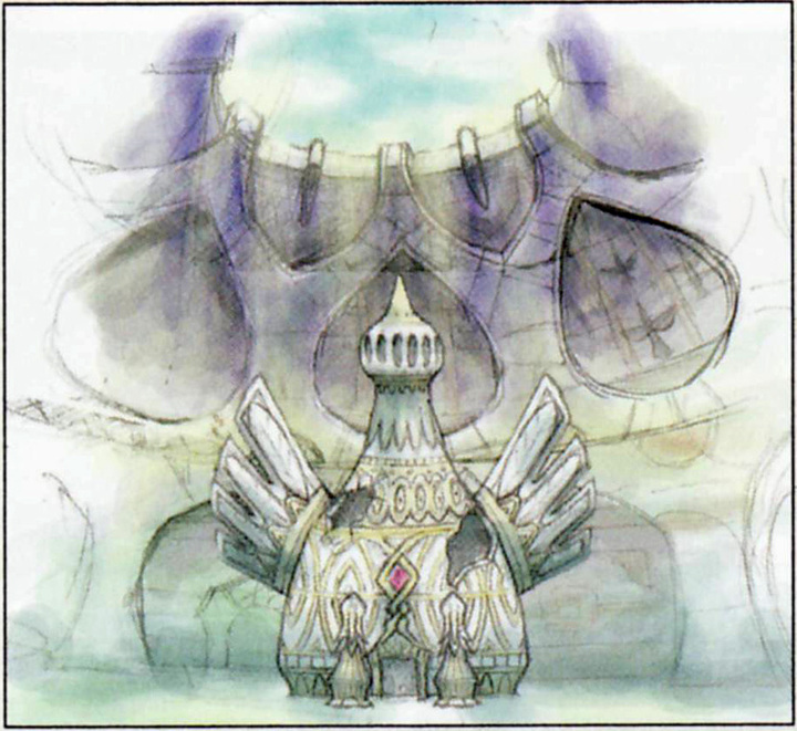 Le temple de la contemplation (Artwork - Concept Arts d'Hyrule - Skyward Sword)