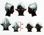 Concept art de la tête de Ghirahim