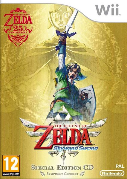 Boîtier européen de Skyward Sword (Image diverse - Boîtiers - Skyward Sword)