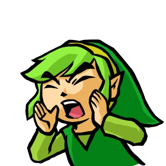 Link vert vous interpelle (Artwork - Emotes - Tri Force Heroes)