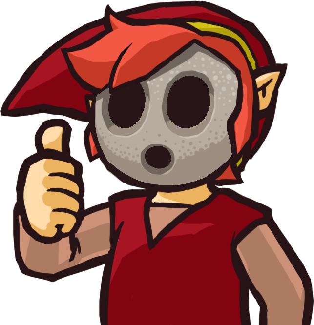 Le pantin rouge approuve (Artwork - Emotes - Tri Force Heroes)