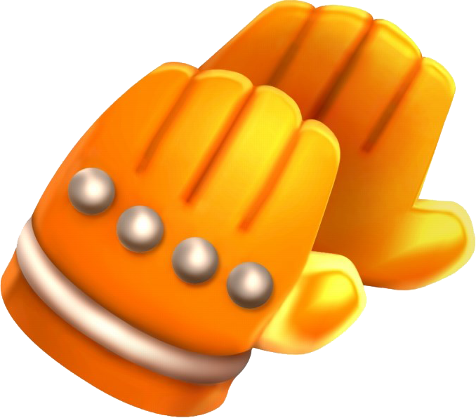 Les gants de feu (Artwork - Équipement - Tri Force Heroes)