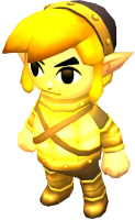 Link portant le Tricot Lanterne (Artwork - Les tenues - Tri Force Heroes)