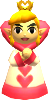 Link posant avec la tenue Reine de Cœur (Artwork - Les tenues - Tri Force Heroes)