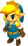Link dans sa magnifique Tenue Cape et Épée