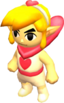 Link portant la tenue Valet de Cœur