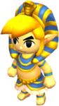 Link portant la tenue de Pharaon