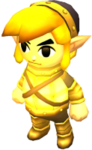 Link portant le Tricot Lanterne