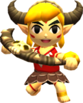 Link posant avec la Tenue Boomerang