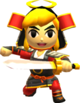 Link posant avec l’Armure Tourbillon