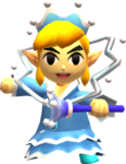 Link posant avec l’Aquarobe