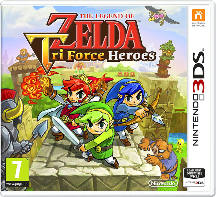 Boîtier français de Tri Force Heroes (Image diverse - Boîtiers - Tri Force Heroes)