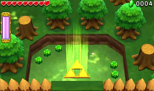 Screenshot de Tri Force Heroes : Niveau 1-1 - Forêt Mojo