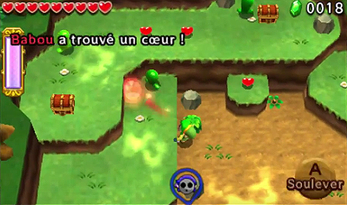 Screenshot de Tri Force Heroes : Niveau 1-1 - Forêt Mojo