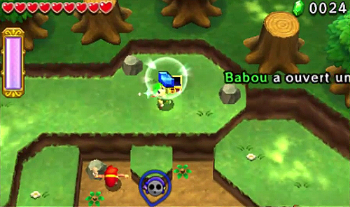 Screenshot de Tri Force Heroes : Niveau 1-1 - Forêt Mojo