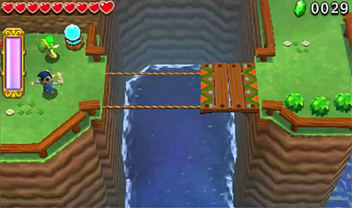 Screenshot de Tri Force Heroes : Niveau 1-1 - Forêt Mojo