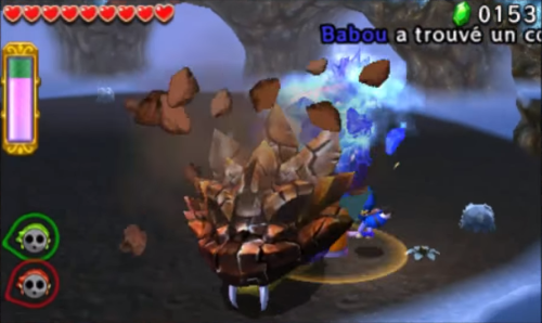 Screenshot de Tri Force Heroes : Niveau 4-4 Le Temple de Glace