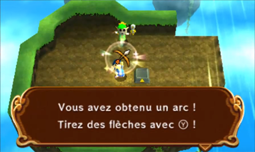 Screenshot de Tri Force Heroes : Niveau 8-1 – Jardins célestes