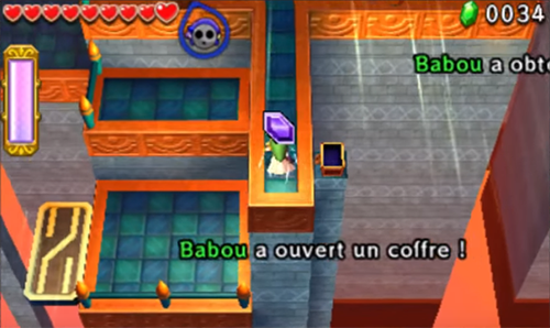 Screenshot de Tri Force Heroes : Niveau 8-3 – Fort du Dragon