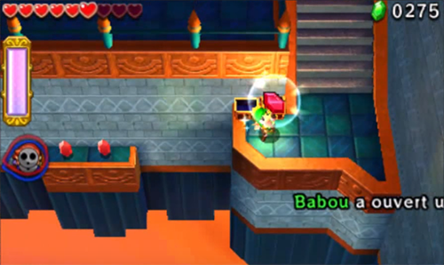 Screenshot de Tri Force Heroes : Niveau 8-3 – Fort du Dragon