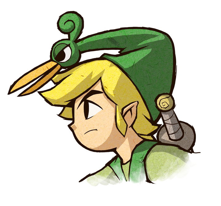 Link et Exelo (Artwork - Artworks de Link - The Minish Cap)