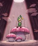 Link et Exelo dans une souche d’arbre