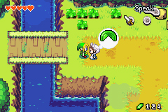 Un échange de Fragment du Bonheur (Screenshot - The Minish Cap)