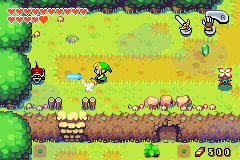 Link tirant un laser avec son épée (Screenshot - The Minish Cap)