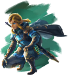 Link accroupi