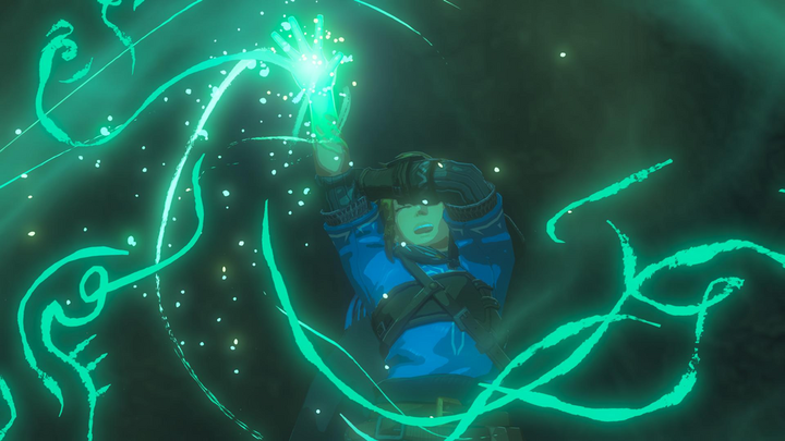 Link avec son bras luminescent (Screenshot - Screenshots issus de l'E3 2019- Tears of the Kingdom)