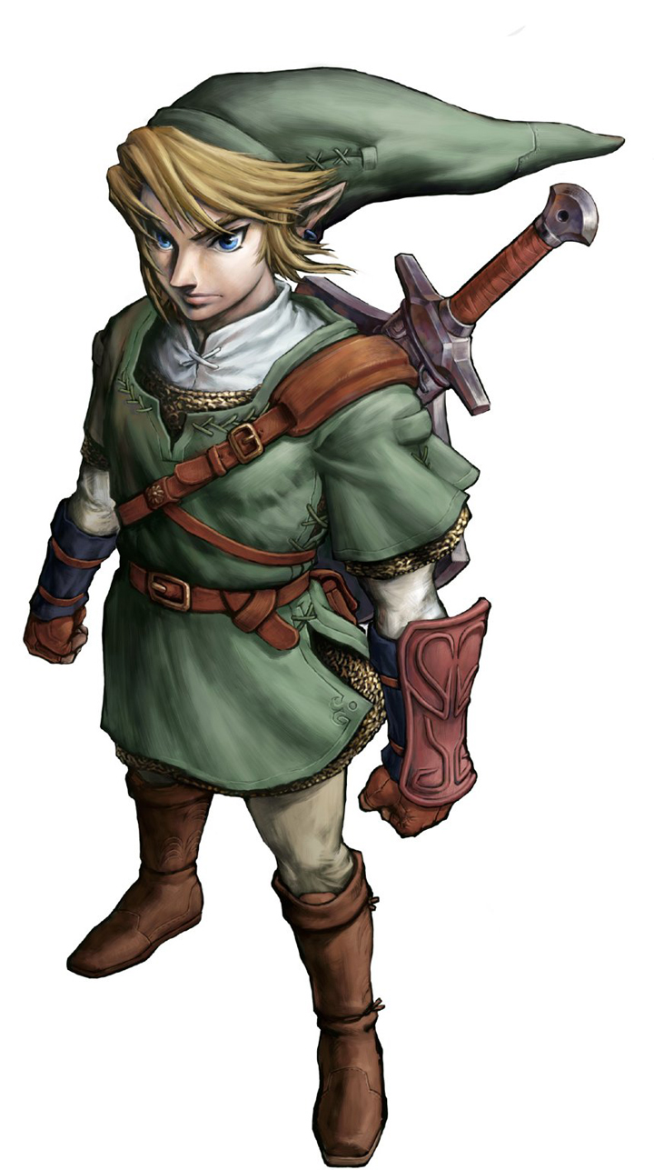 Link debout (Artwork - Personnages - Twilight Princess)