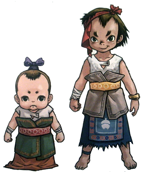 Fenrin et Balder (Artwork - Concepts Arts de personnages - Twilight Princess)