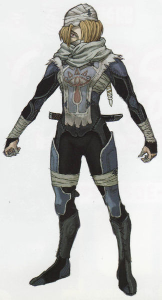 Sheik - Concept art non utilisé (Artwork - Concepts Arts de personnages - Twilight Princess)