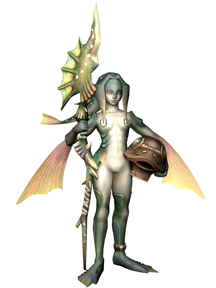 Un Zora (Artwork - Personnages - Twilight Princess)