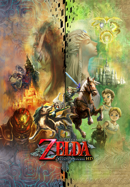 Illustration des différents protagonistes de Twilight Princess HD (Artwork - Illustrations - Twilight Princess)