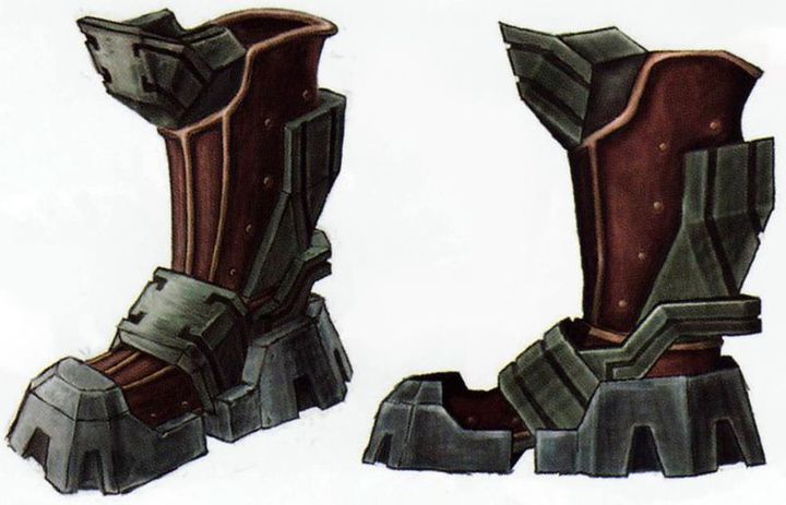 Bottes de plomb (Artwork - Concepts Arts d'objets - Twilight Princess)