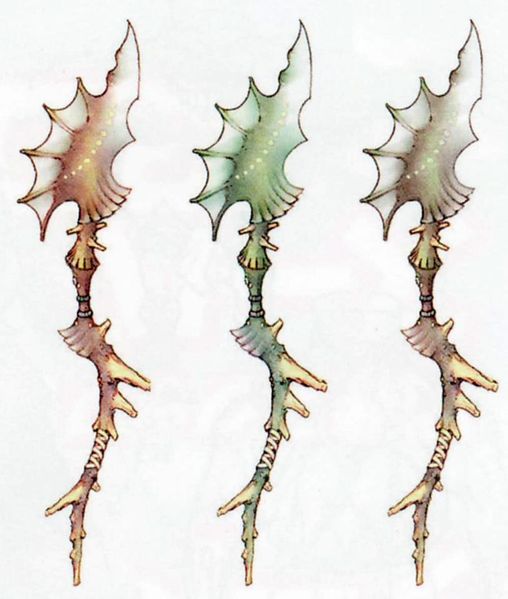 Lances Zoras (Artwork - Concepts Arts d'objets - Twilight Princess)