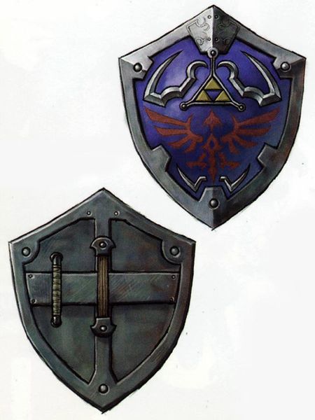 Bouclier d'Hylia (Artwork - Concepts Arts d'objets - Twilight Princess)