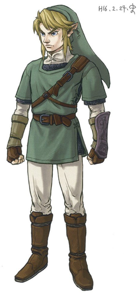 Link (Artwork - Concepts Arts de personnages - Twilight Princess)