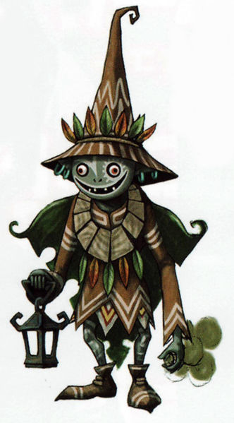 Skull Kid (Artwork - Concepts Arts d'ennemis - Twilight Princess)