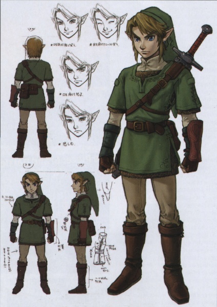 Link (Artwork - Concepts Arts de personnages - Twilight Princess)